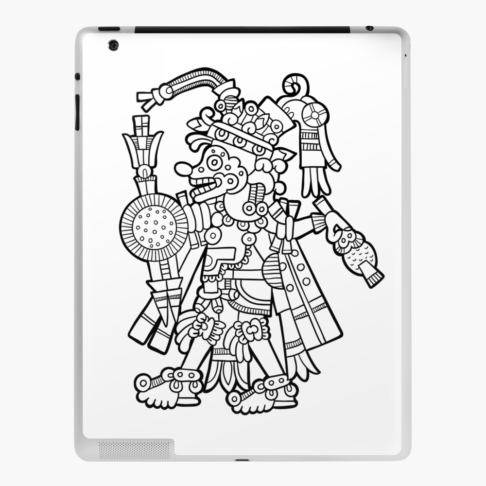 Coque Et Skin Adhesive Ipad Inca Aztec Maya Divinite 2 Par Smaragdas Redbubble