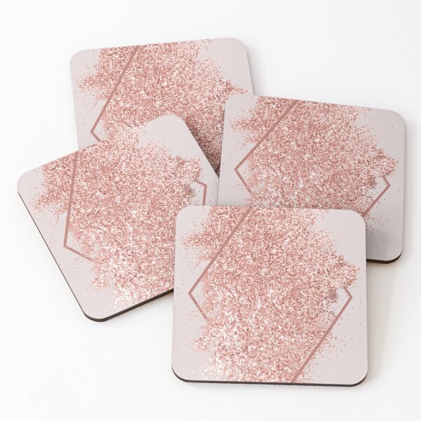 Item preview, Rose Gold Pink Geometric Glamorous Art designed and sold by newburyboutique.