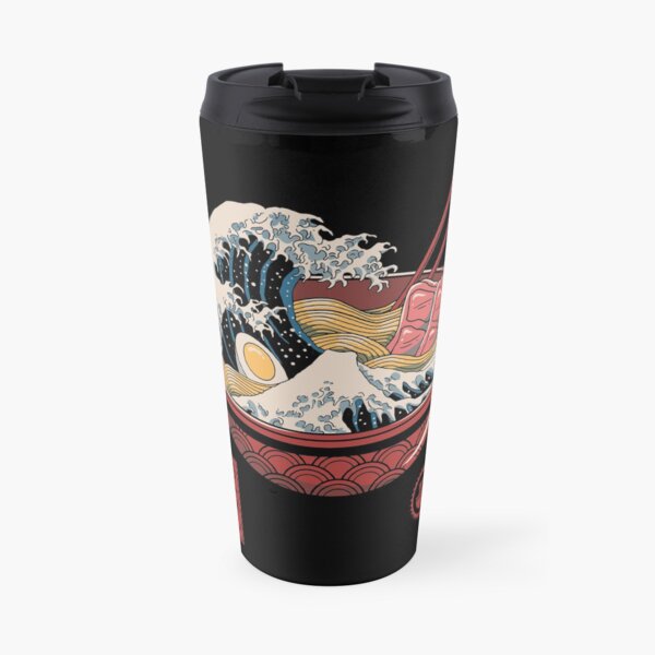 Gran ramen de onda Taza de café de viaje