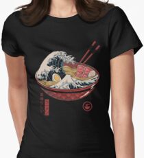 Great Ramen Wave Women's Fitted T-Shirt