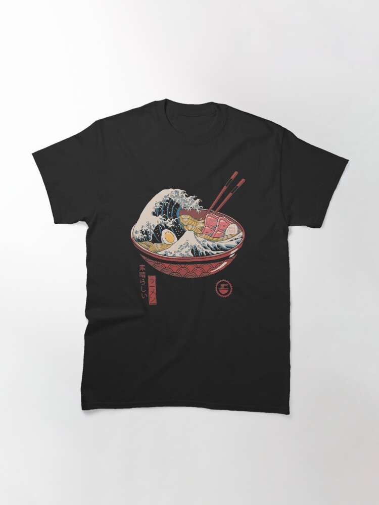 Thumbnail 3 of 7, Classic T-Shirt, Great Ramen Wave designed and sold by vincenttrinidad.