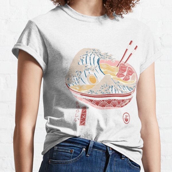 Grande vague de ramen T-shirt classique