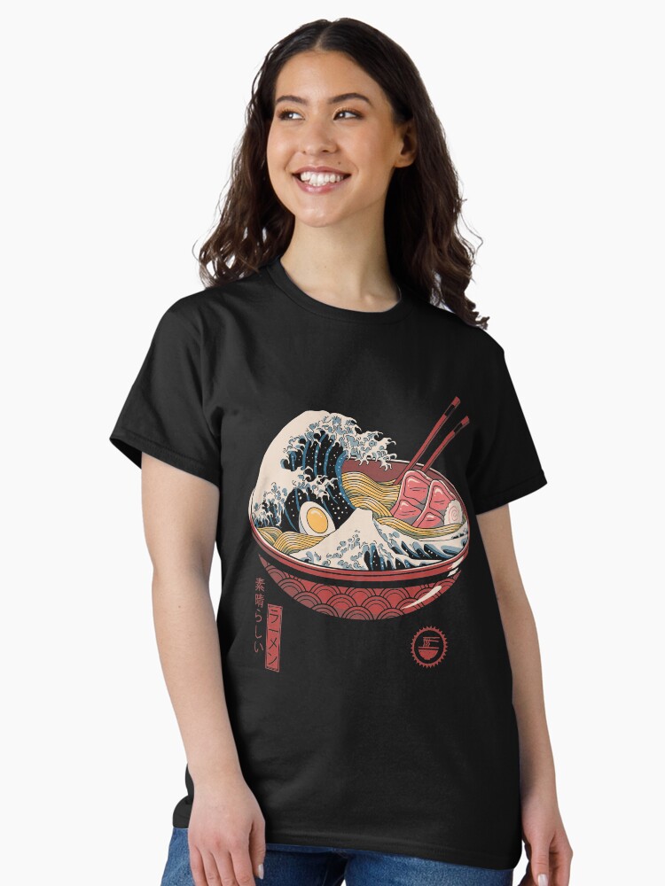 Thumbnail 2 of 7, Classic T-Shirt, Great Ramen Wave designed and sold by vincenttrinidad.