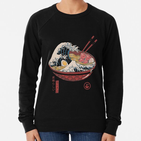 Grande vague de ramen Sweatshirt léger