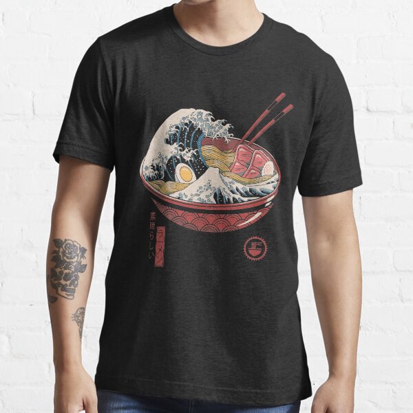 Great ramen wave t shirt Clearance