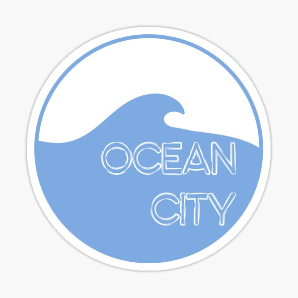Vista previa del artículo con la obra «Ocean City», diseñado y vendido por waves4.