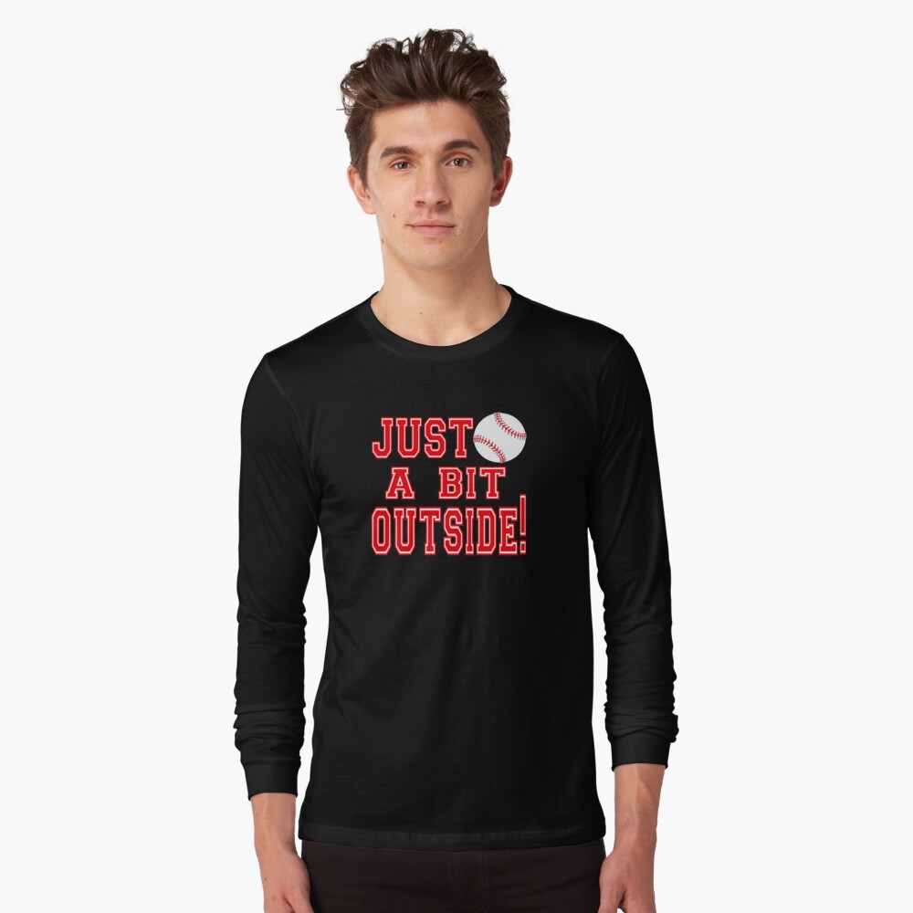 BOB UECKER JUUUST A BIT OUTSIDE BASEBALL MOVIE SHIRT