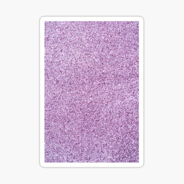 Light Purple Glitter Sticker