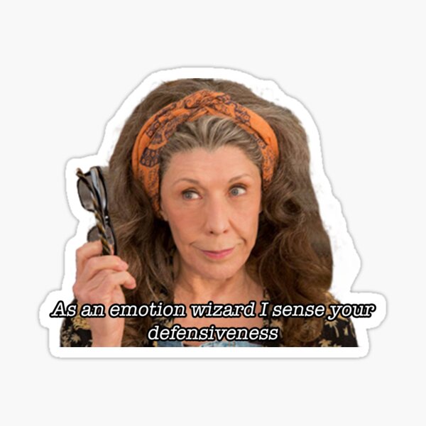 As an emotion wizard I sense your defensiveness Sticker