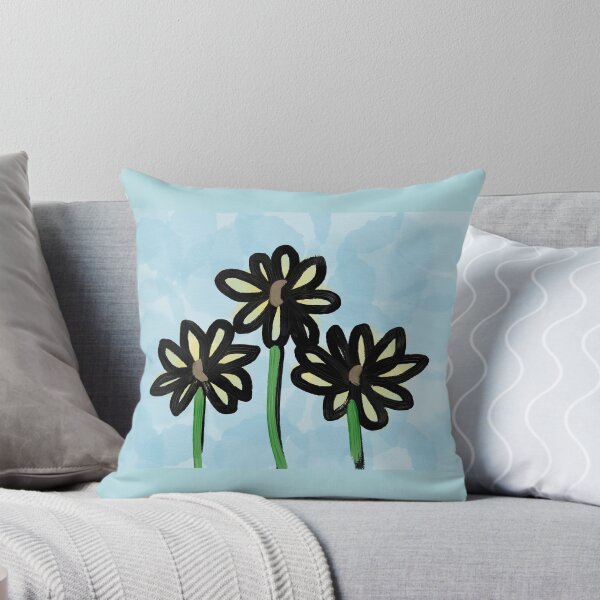 Item preview, SUNFLOWERS W/ BLUE WTRCOLOR designed and sold by beanydesigns.