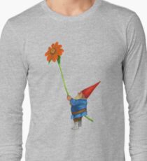 Gnome with Mexican Sunflower Long Sleeve T-Shirt