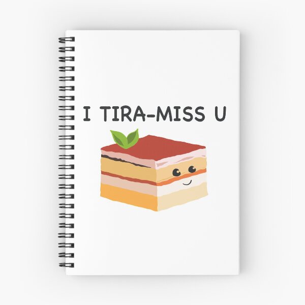 Item preview, I Miss You, I Tira-Miss U (Funny Lame Cute Pun) designed and sold by miss-hambar.