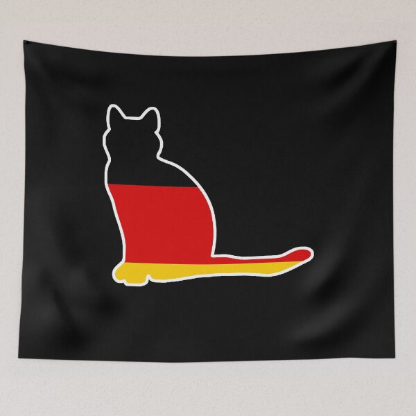 Item preview, Cymric Cat Flagge Deutschlands Germany designed and sold by shoppzee.