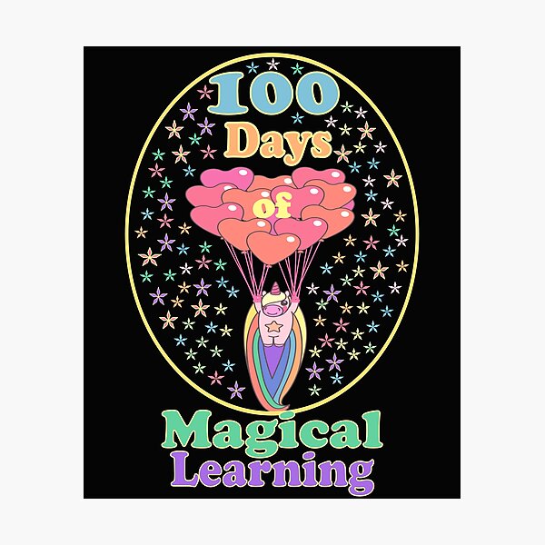 Item preview, 100 Day School Designs For Teacher & Students Cute 100 Days Of Magical Learning designed and sold by kimmicsts.