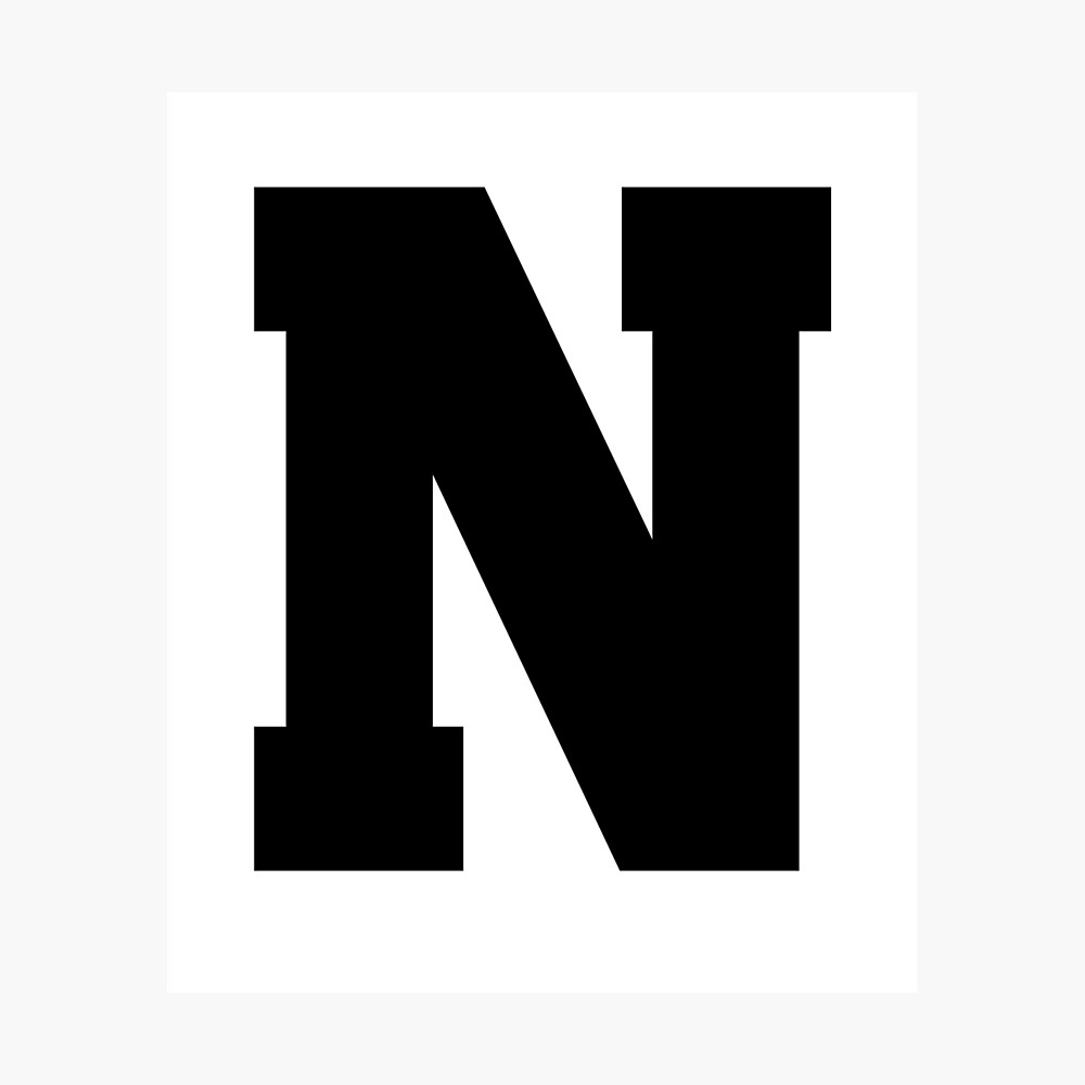 Alphabet N (Uppercase letter n), Letter N