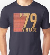 1979 Vintage - 40th Birthday Design Slim Fit T-Shirt
