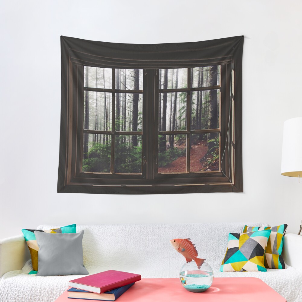 "Forest Window" Tapestry for Sale by KebabMarley Redbubble