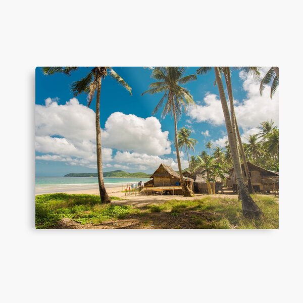 Elnido, Palawan, Philippines - Beach Village Metal Print