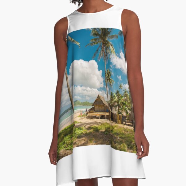 Elnido, Palawan, Philippines - Beach Village A-Line Dress