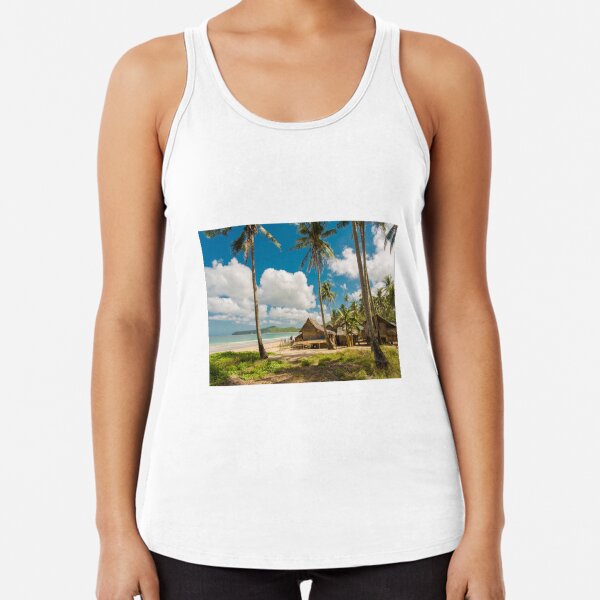 Elnido, Palawan, Philippines - Beach Village Racerback Tank Top