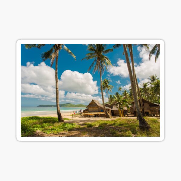 Elnido, Palawan, Philippines - Beach Village Sticker