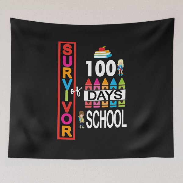 Item preview, 100 Day School Designs For Teacher & Students School Survivor100 Days Of School designed and sold by Sapphire Star.