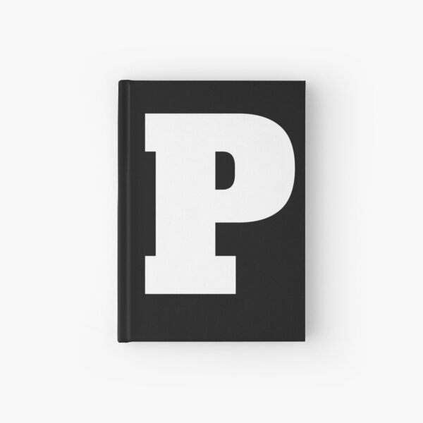 Alphabet P (lowercase letter p), Letter P Hardcover Journal for