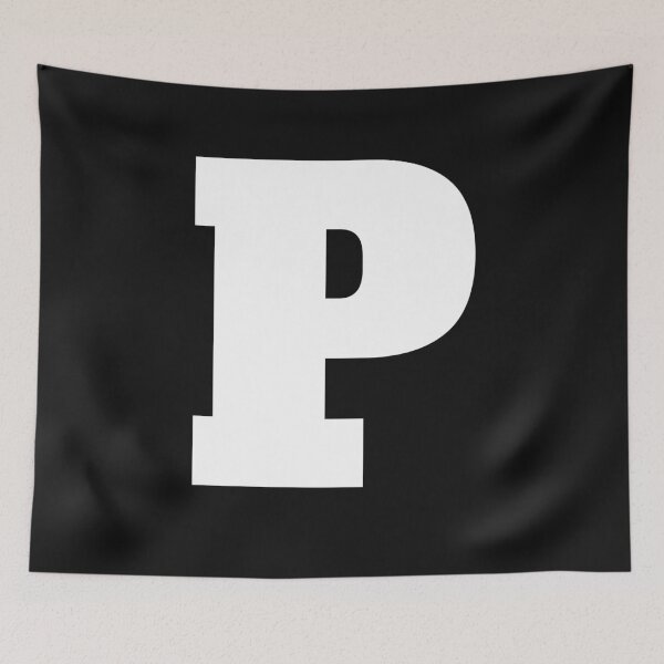 Item preview, Alphabet P (Uppercase letter p), Letter P designed and sold by marosharaf.