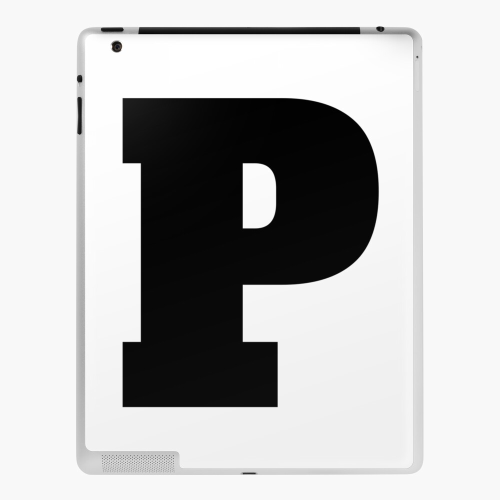 Alphabet P (Uppercase letter p), Letter P Postcard for Sale by