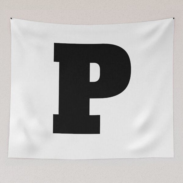 Item preview, Alphabet P (Uppercase letter p), Letter P designed and sold by marosharaf.