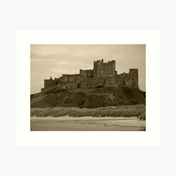 Item preview, Bamburgh Castle (Sepia) designed and sold by WatscapePhoto.