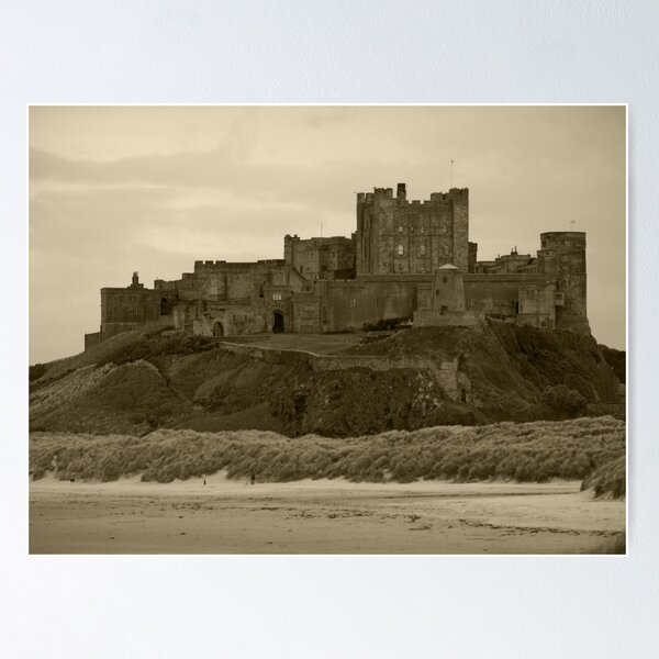 Item preview, Bamburgh Castle (Sepia) designed and sold by WatscapePhoto.