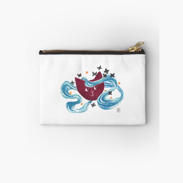 Item preview, Raspberry Cat and butterflies designed and sold by Anne Pennypacker.