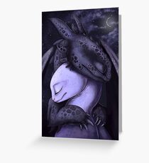 Toothless and The Light Fury Greeting Card