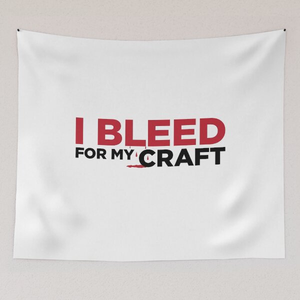 Item preview, I bleed for my craft funny novelty crafter hobby t-shirt designed and sold by e2productions.
