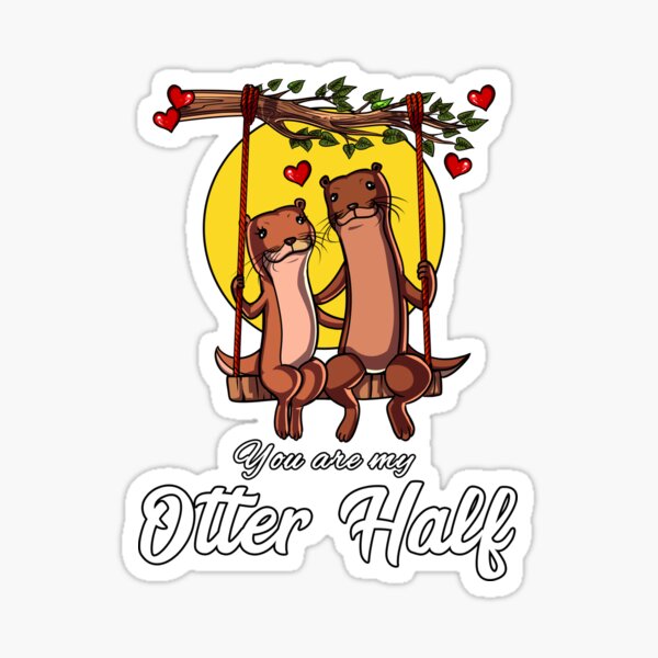 Artikel-Vorschau von Mein Otter halb süßes Paar, designt und verkauft von underheaven.