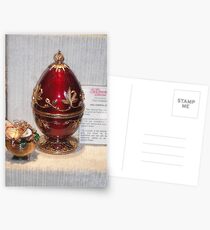 Red Faberge Egg Postkarten
