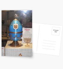 Blue Faberge Egg Postcards