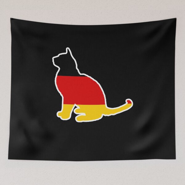 Item preview, Burmese Cat Flagge Deutschlands Germany designed and sold by shoppzee.