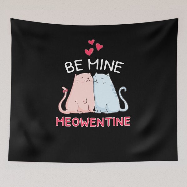 Item preview, Be Mine Meowentine Cats Valentine designed and sold by hadicazvysavaca.