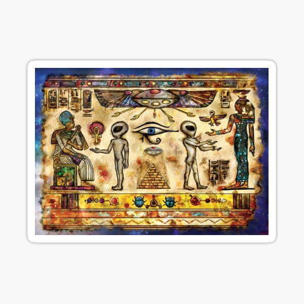 Ancient Aliens of Egypt Sticker