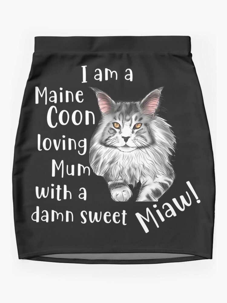 Disover Maine Coon mum Miaw! Mini Skirt
