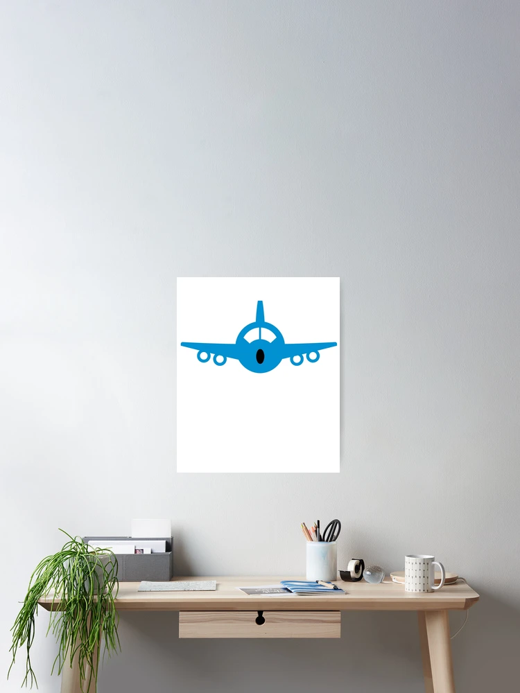 Thumbnail 2 of 3, Poster, plane designed and sold by Vectorqueen.