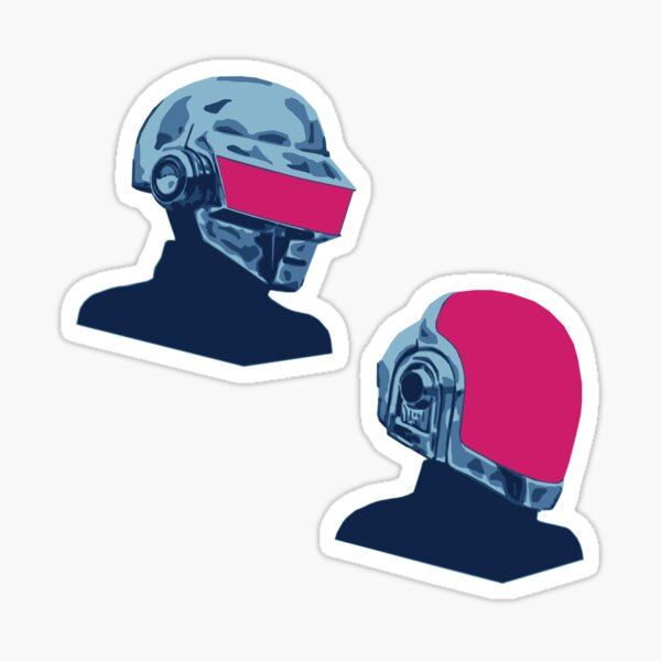 T-Bang and Guy-Man Retrowave Stickers Sticker