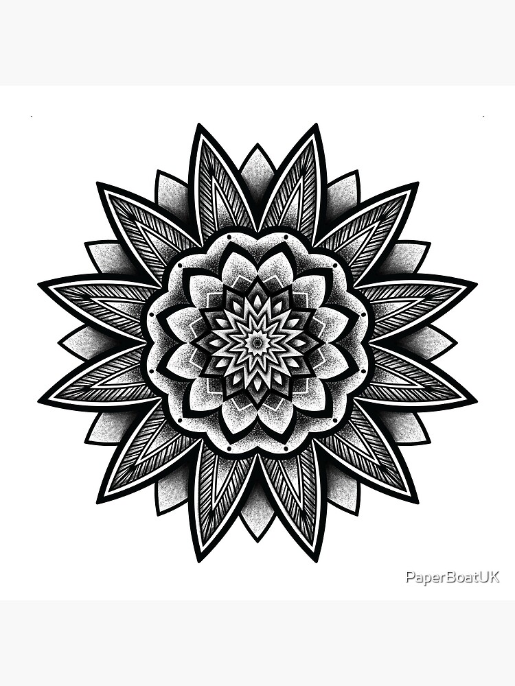 Buy Lotus Lace Mandala Tattoo Design for Tattoo Artist Online in India -  Etsy