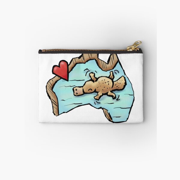 Item preview, Cute Swimming Platypus in Australia designed and sold by eddcross.