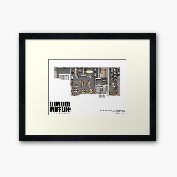 Item preview, Dunder Mifflin Floor Plan designed and sold by zoeandsons.