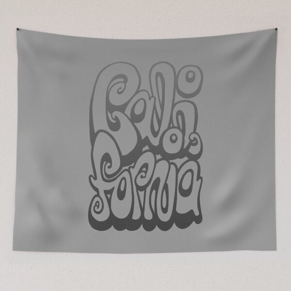 Item preview, California Lettering Typography - Harbour Mist Grey designed and sold by bignose1977.