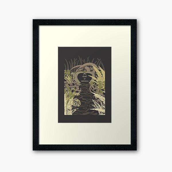 BOOKS Collection: Heart of Darkness Framed Art Print