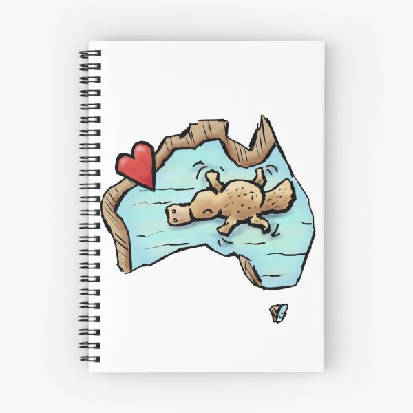 Item preview, Cute Swimming Platypus in Australia designed and sold by eddcross.